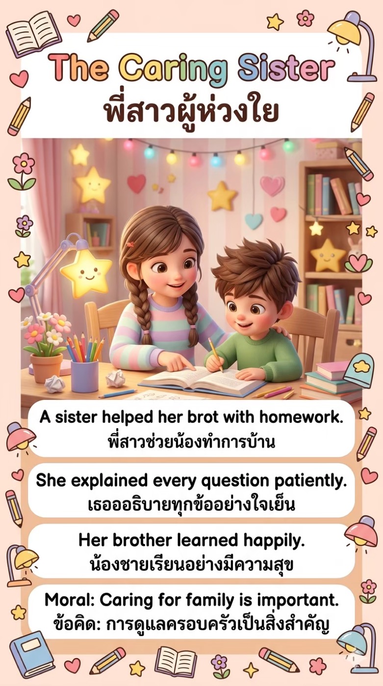 เรื่อง The Caring Sister